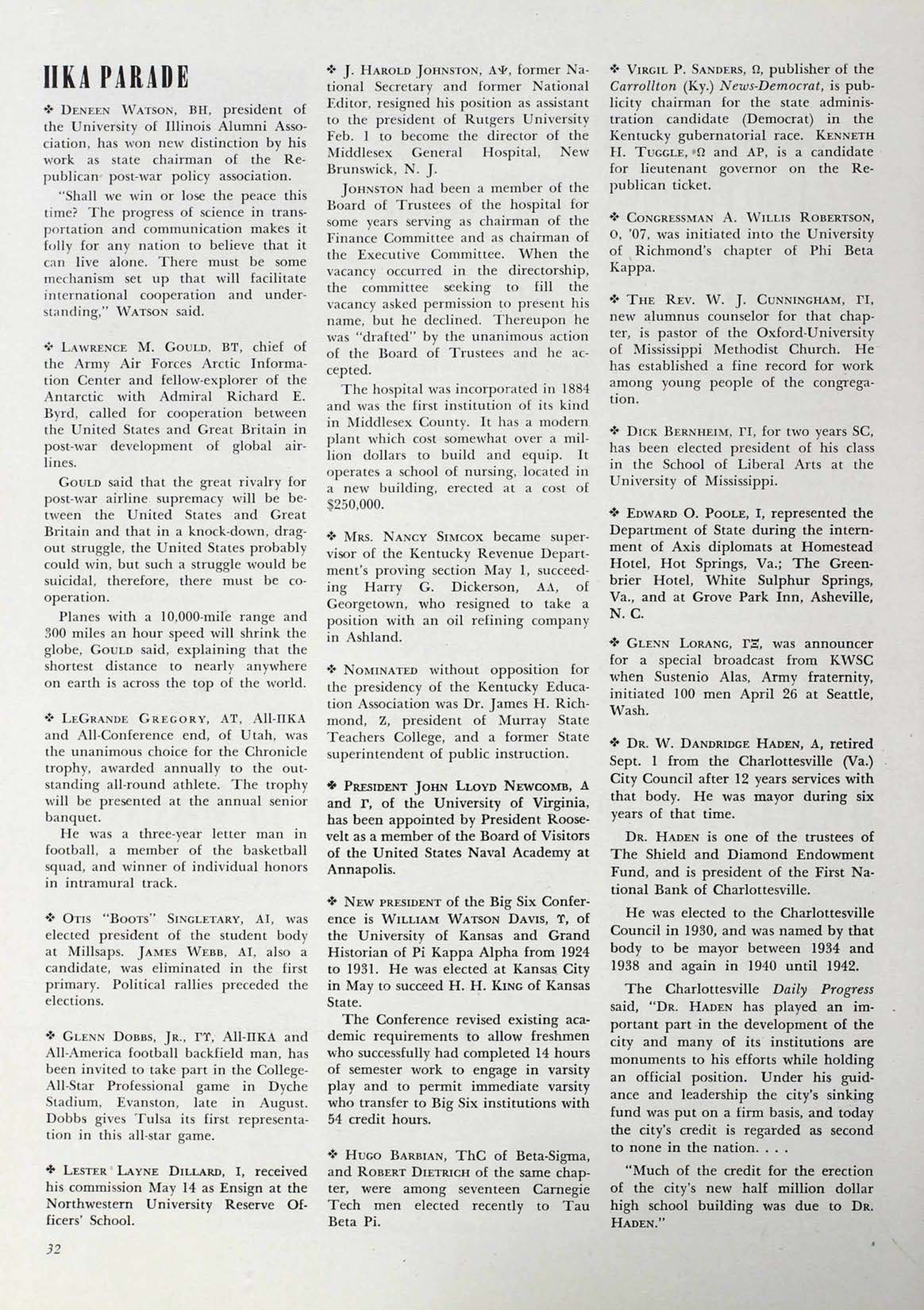 Pi Kappa Alpha Parade